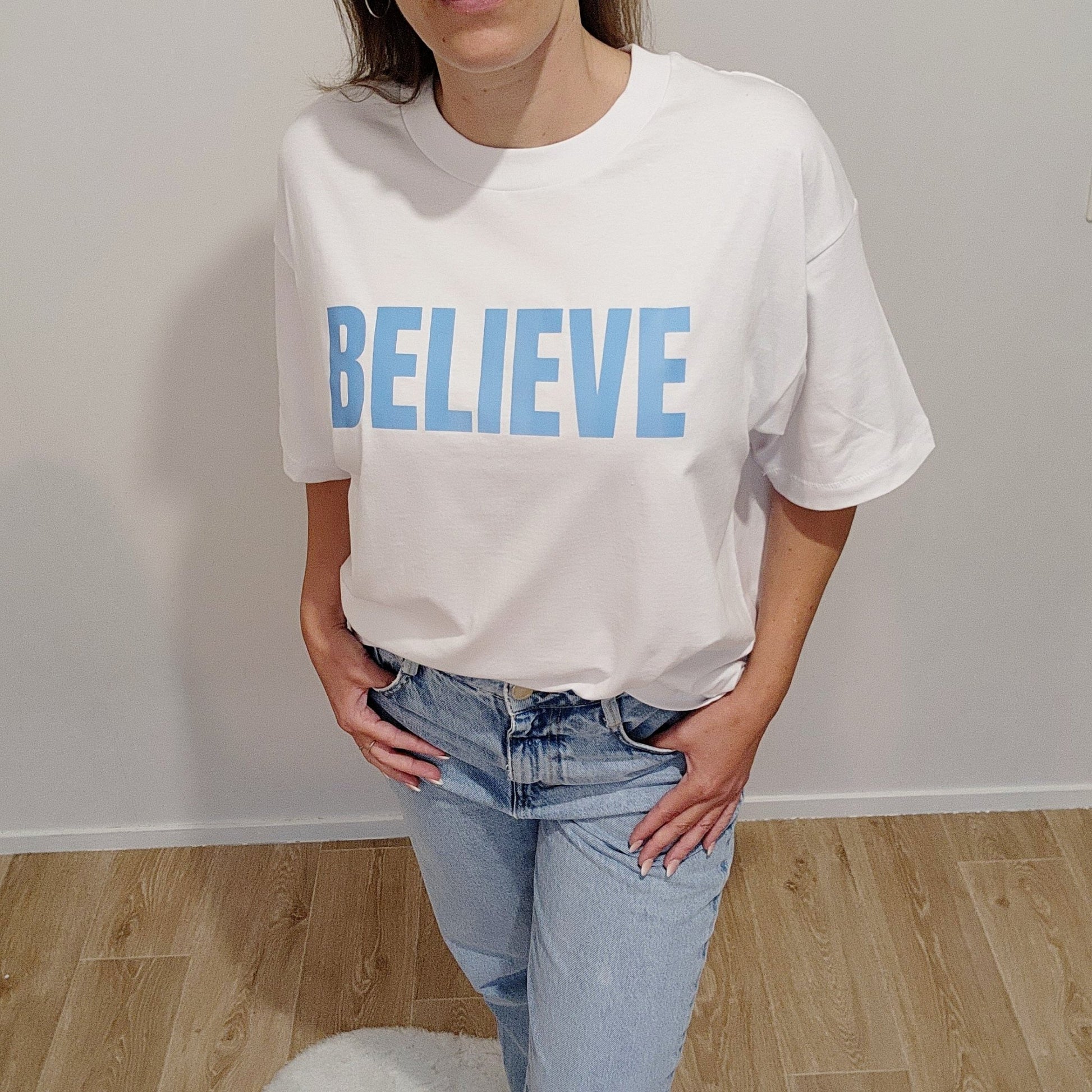 BELIEVE - T - SHIRT OVERSIZE - Jonah & Joshua